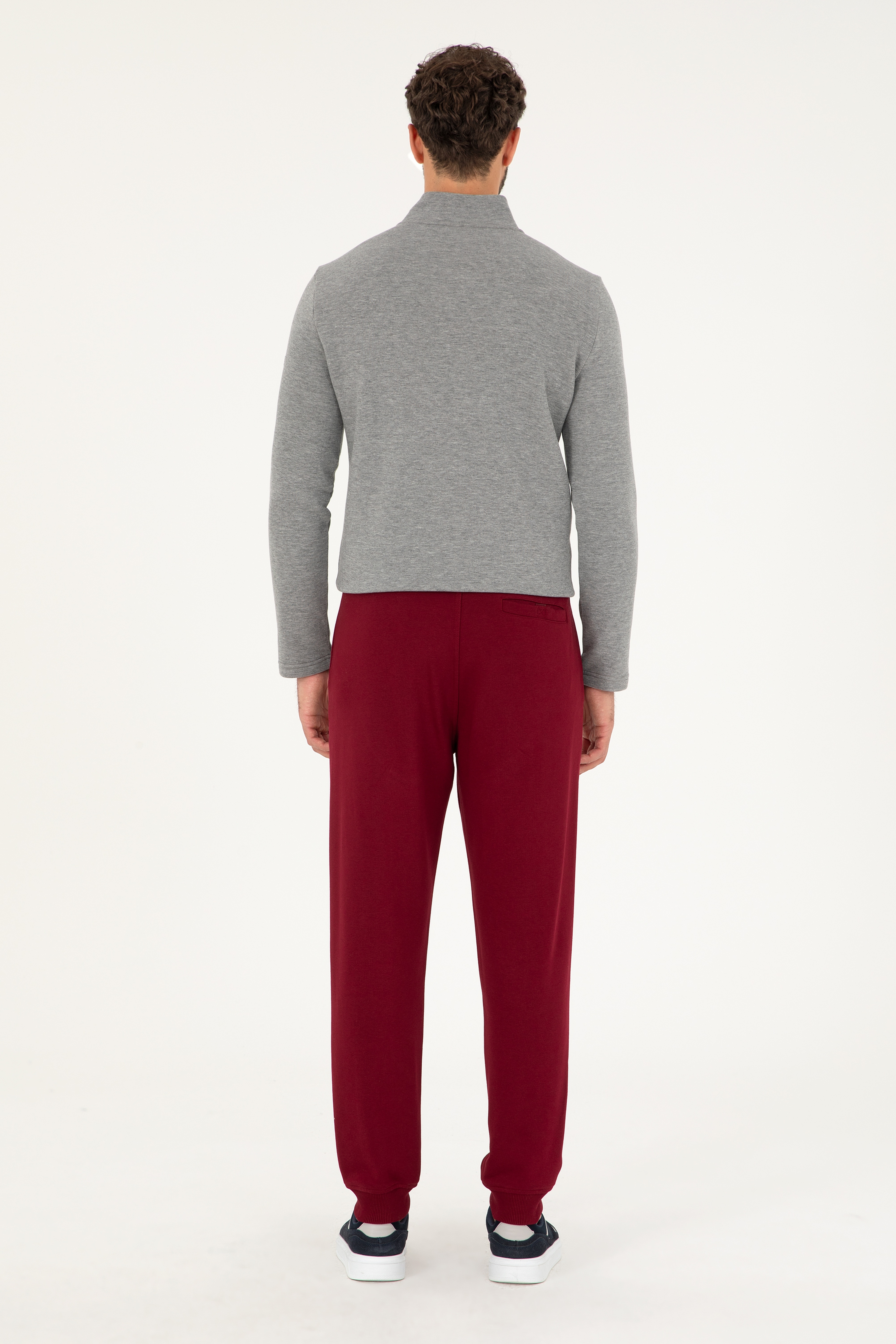 Erkek Bordo Eşofman Altı - Image 4