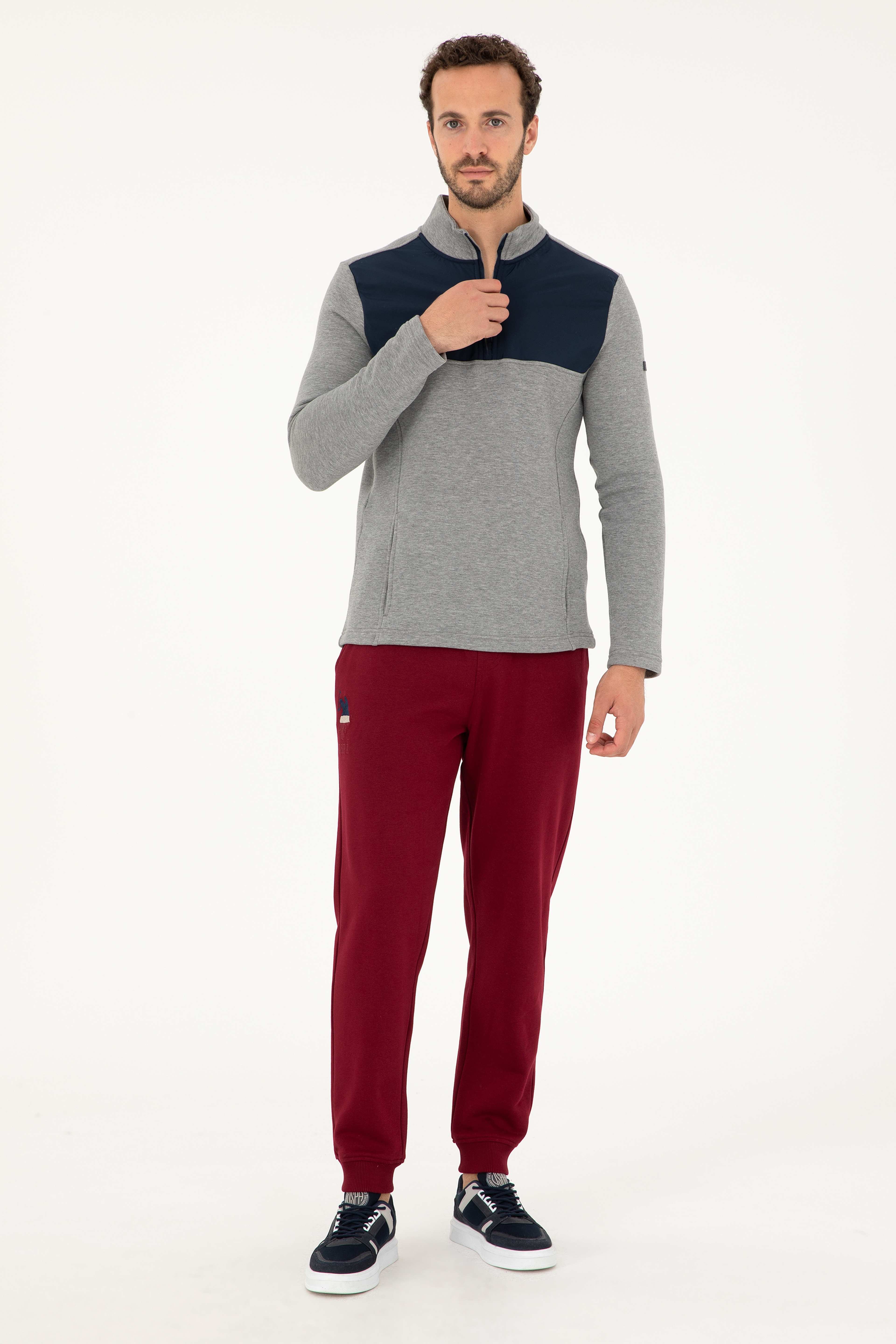 Erkek Bordo Eşofman Altı - Image 3