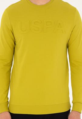 Erkek Fıstık Yeşili Basic Sweatshirt - 50269402103