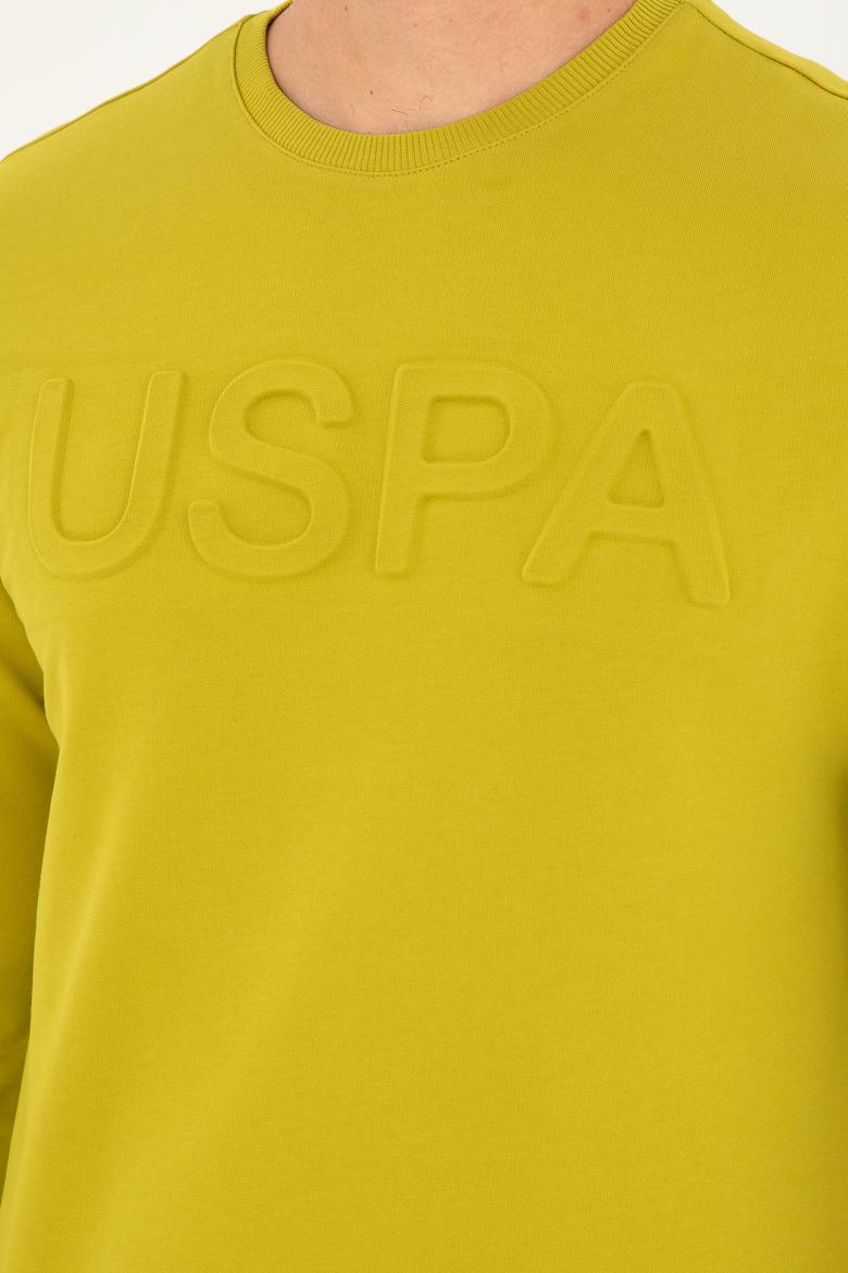 Erkek Fıstık Yeşili Basic Sweatshirt - 50269402103