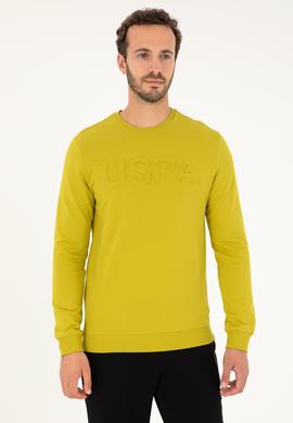 Erkek Fıstık Yeşili Basic Sweatshirt - 50269402103
