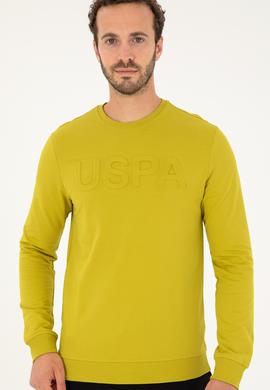 Erkek Fıstık Yeşili Basic Sweatshirt - 50269402103
