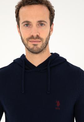 Erkek Lacivert Bisiklet Yaka Kazak - 50271080025