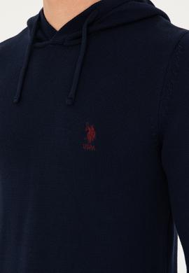 Erkek Lacivert Bisiklet Yaka Kazak - 50271080025