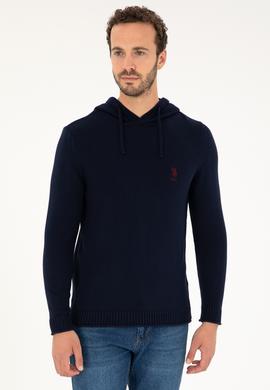 Erkek Lacivert Bisiklet Yaka Kazak - 50271080025