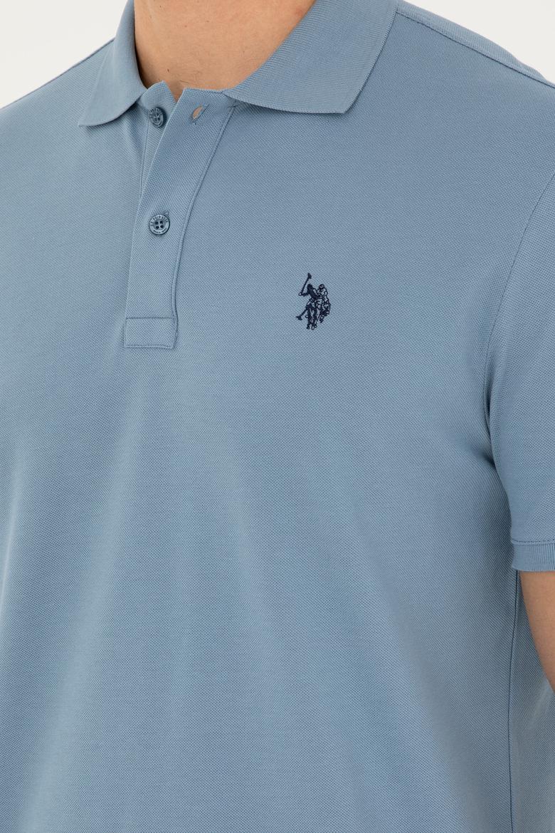 Erkek İndigo Basic Tişört - 50279573101