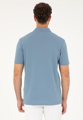 Erkek İndigo Basic Tişört - 50279573101