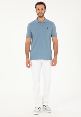 Erkek İndigo Basic Tişört - 50279573101