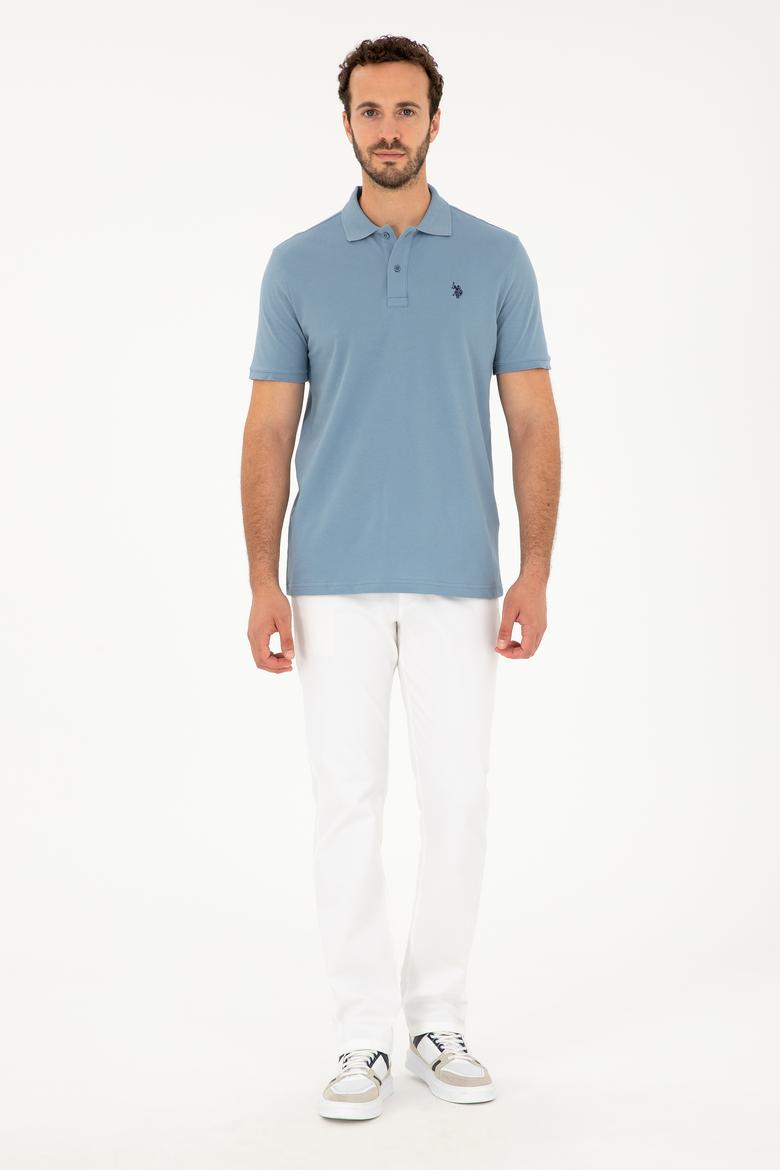 Erkek İndigo Basic Tişört - 50279573101