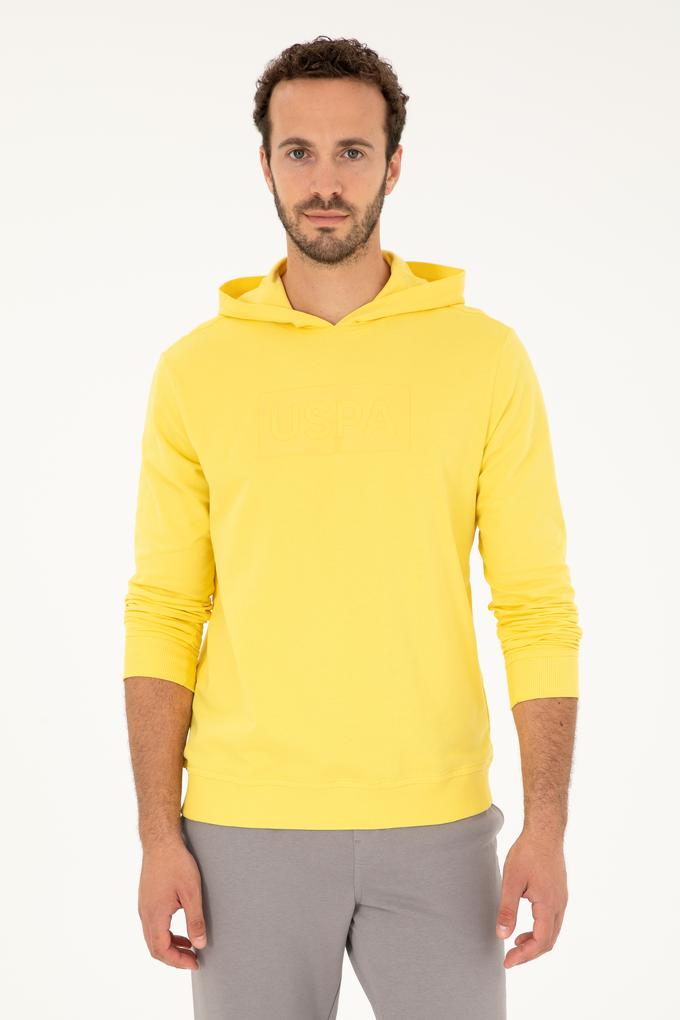 Erkek Sarı Sweatshirt