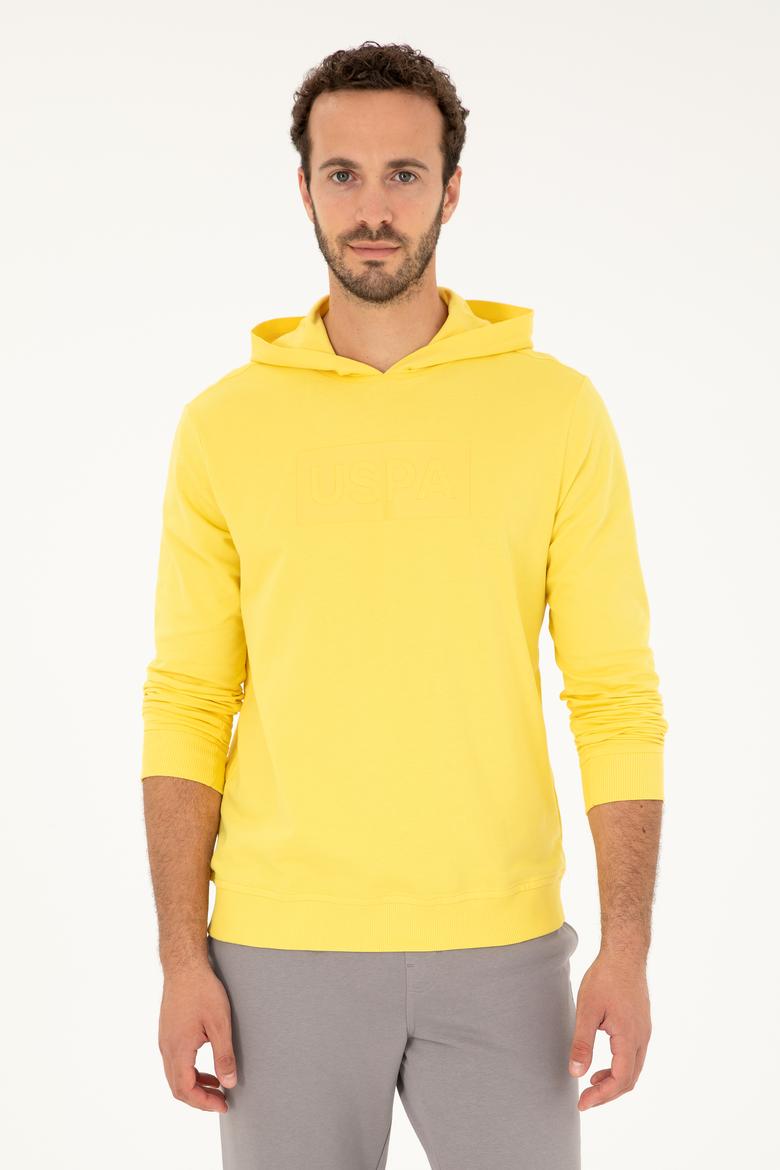 Erkek Sarı Sweatshirt