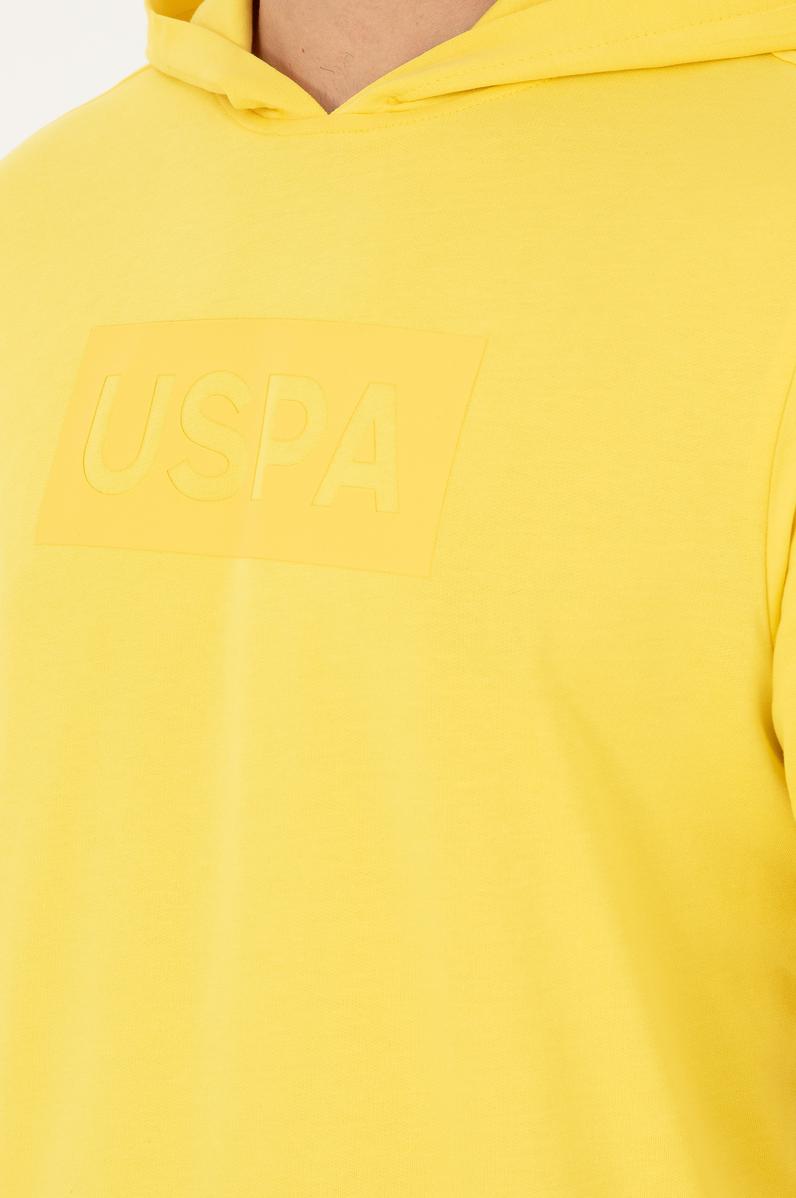 Erkek Sarı Sweatshirt