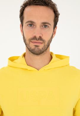 Erkek Sarı Sweatshirt - 50279634067