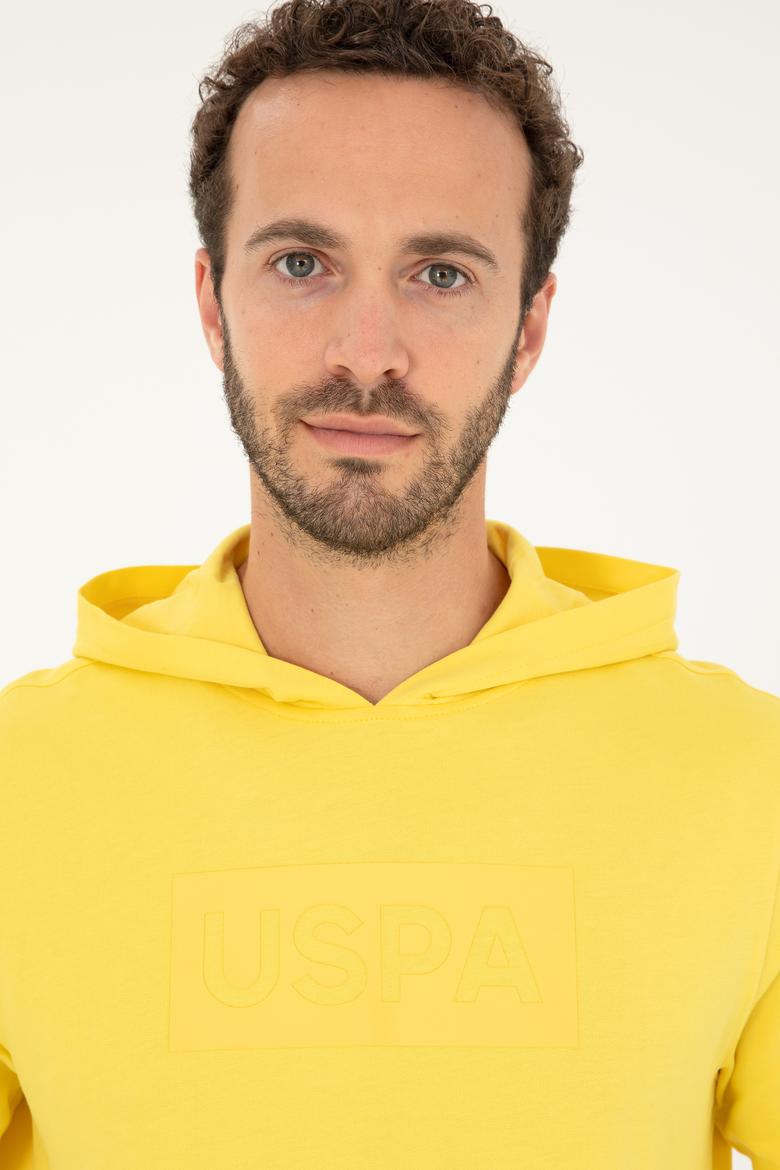 Erkek Sarı Sweatshirt - 50279634067