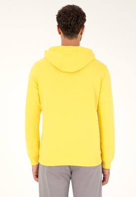 Erkek Sarı Sweatshirt - 50279634067