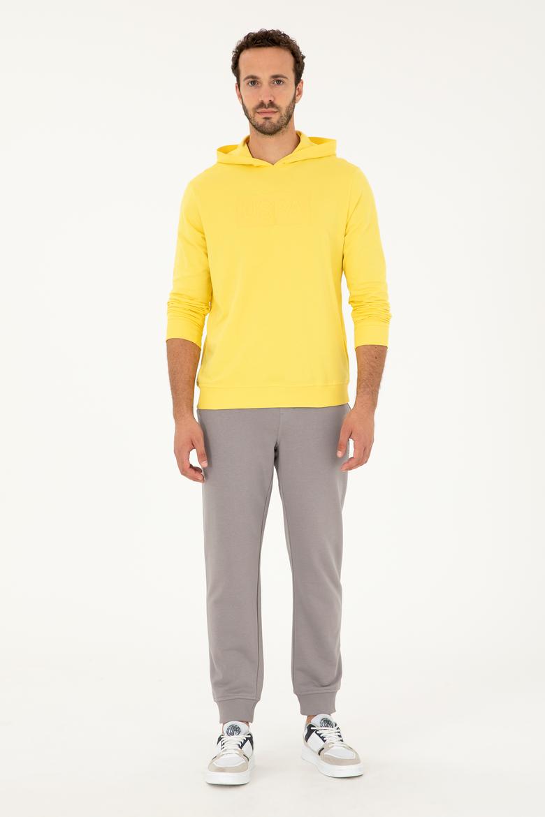 Erkek Sarı Sweatshirt - 50279634067