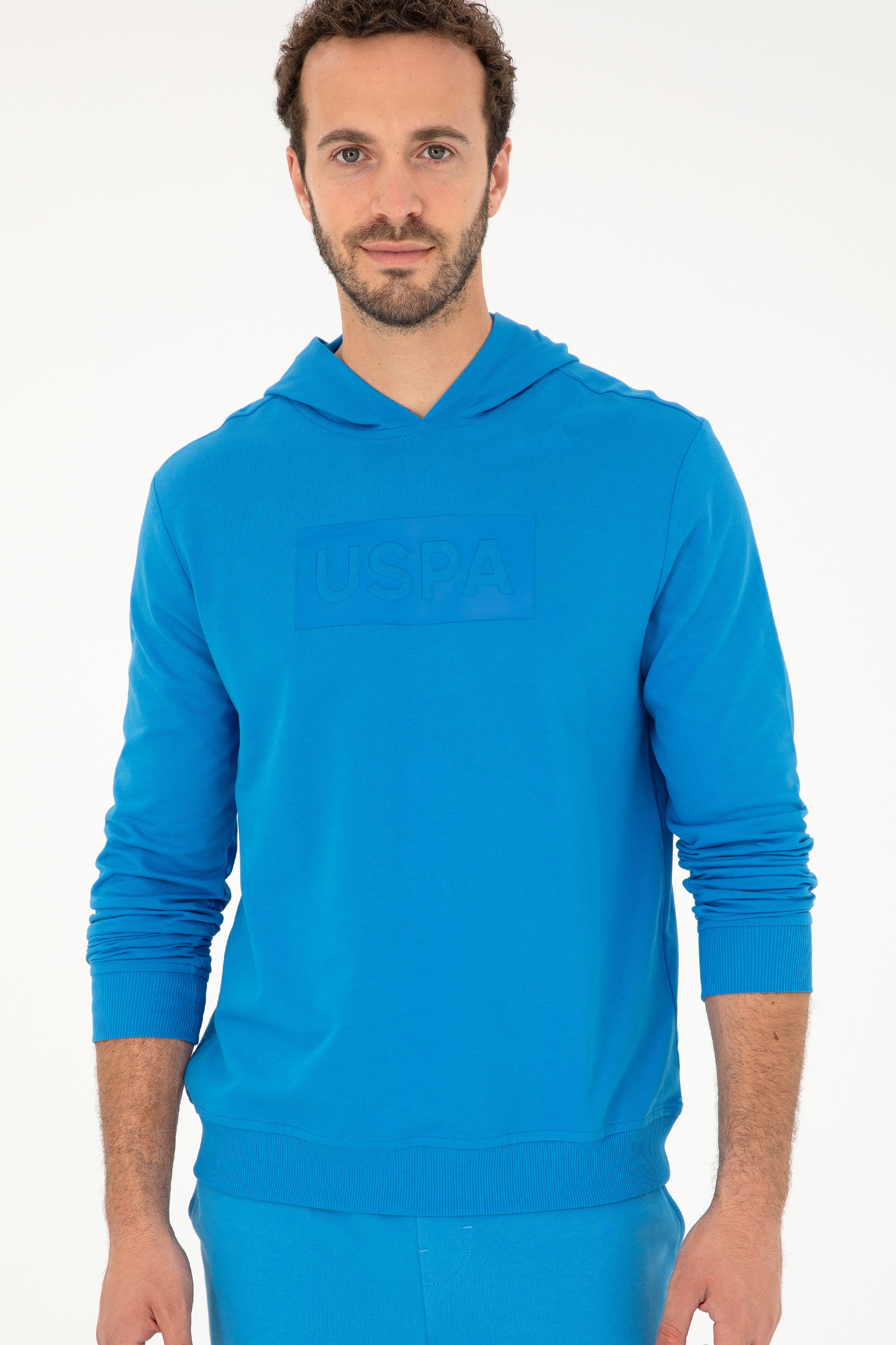 Erkek Saks Sweatshirt - Image 3