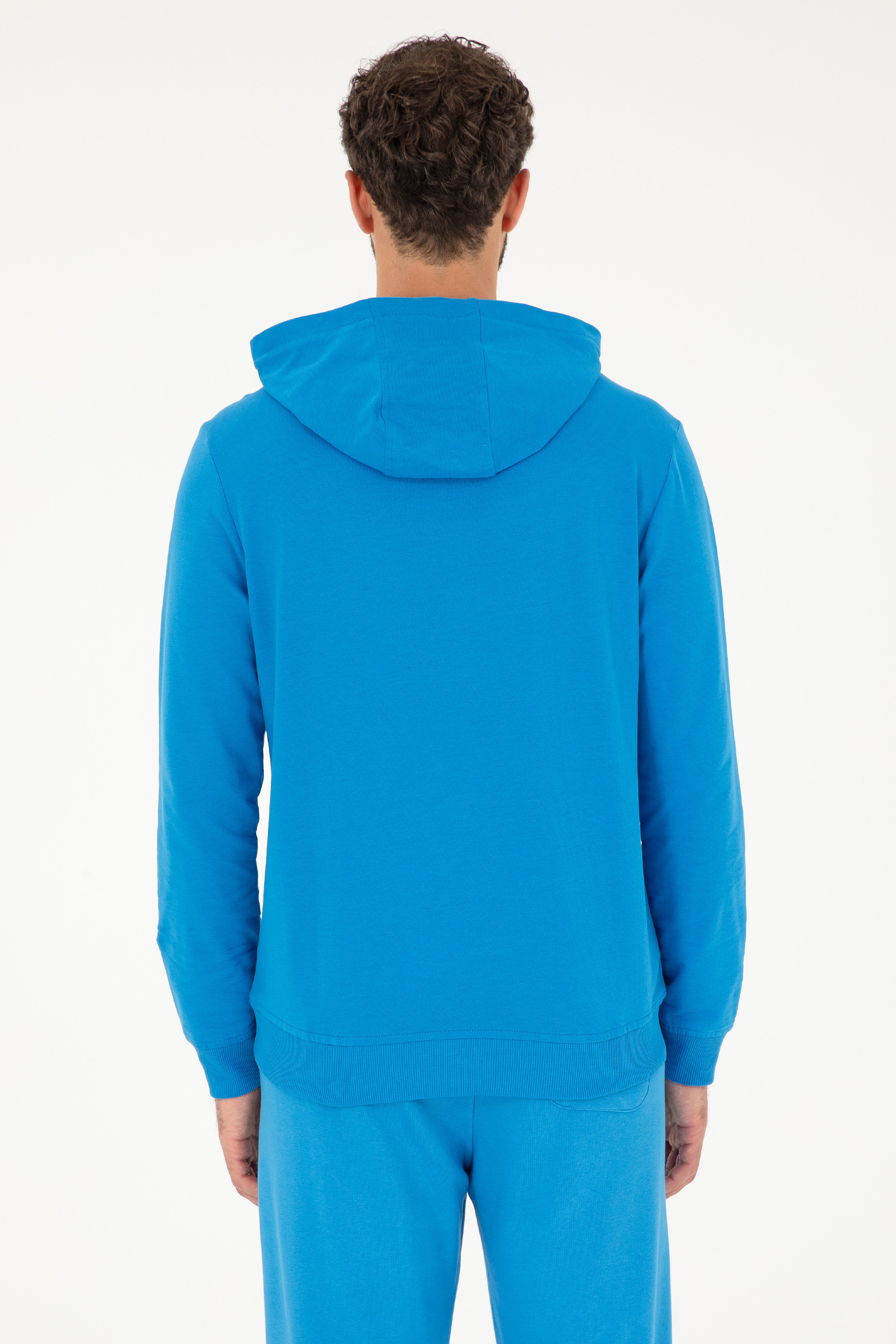 Erkek Saks Sweatshirt - Image 5