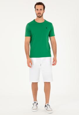 Erkek Beyaz Örme Şort - 50282003008