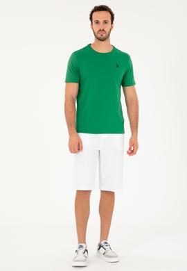 Erkek Beyaz Örme Şort - 50282003008