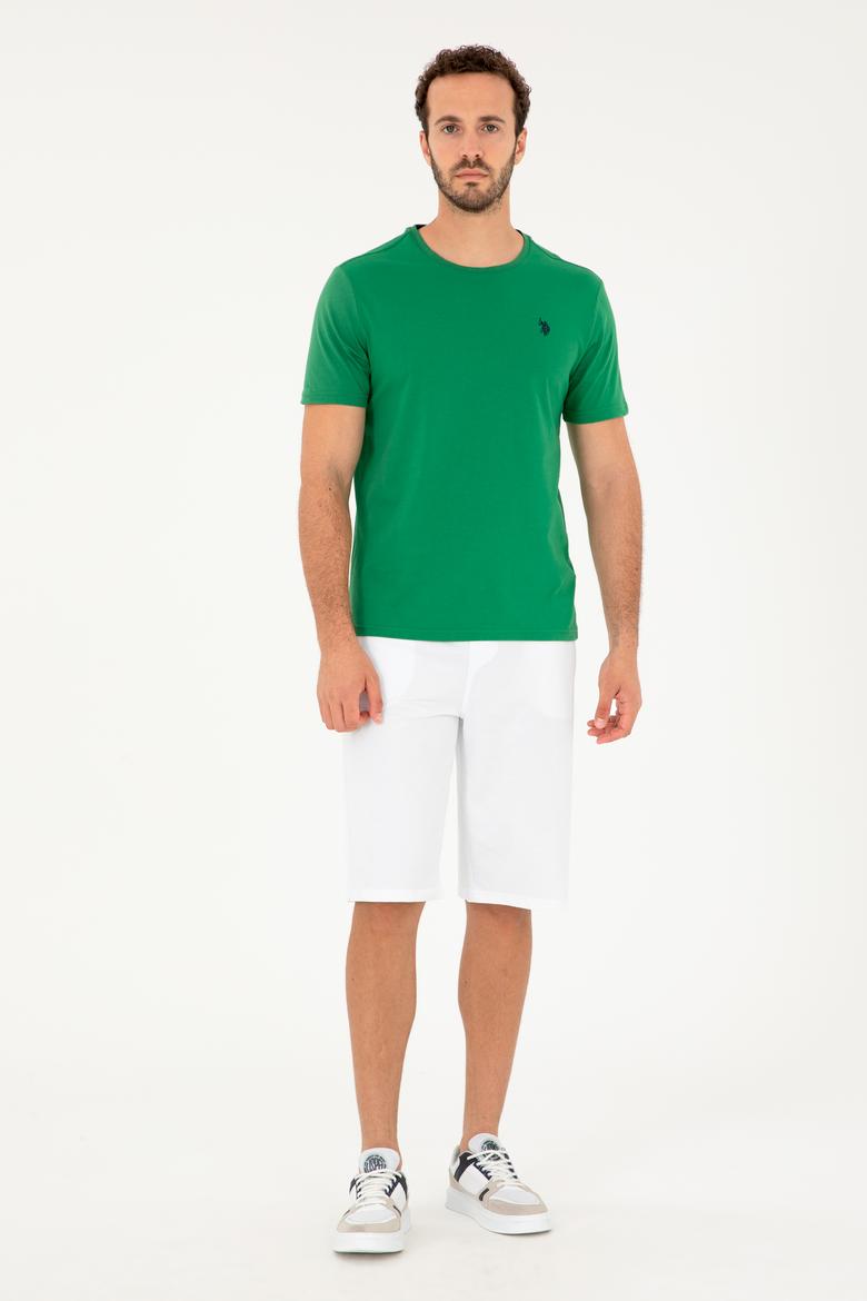 Erkek Beyaz Örme Şort - 50282003008