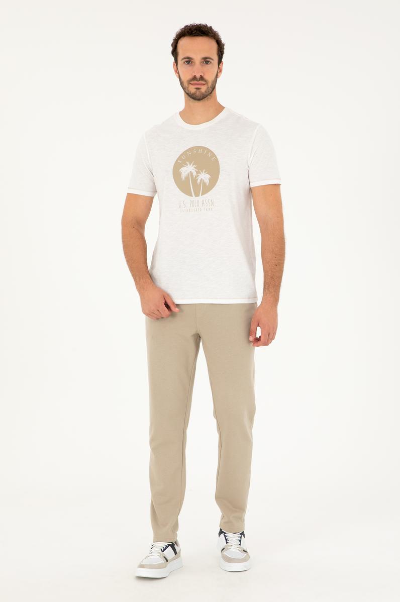 Erkek Açık Haki Eşofman Altı