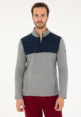 Erkek Gri Melanj Sweatshirt - 50289091018