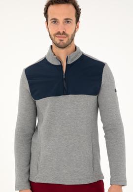 Erkek Gri Melanj Sweatshirt - 50289091018