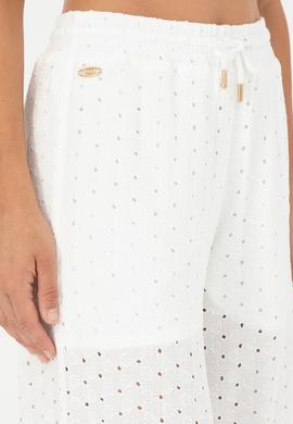 Kadın Ekru Kanvas Pantolon - 50282348004