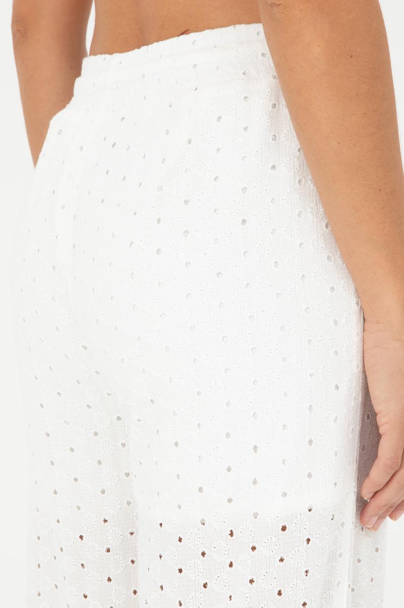 Kadın Ekru Kanvas Pantolon