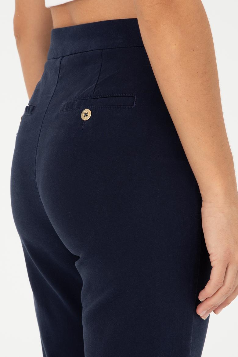 Kadın Lacivert Kanvas Pantolon - 50282487004
