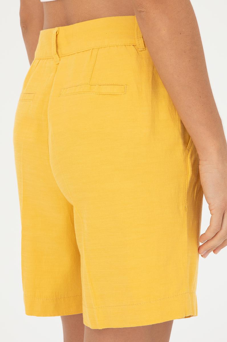 Kadın Safran Dokuma Şort