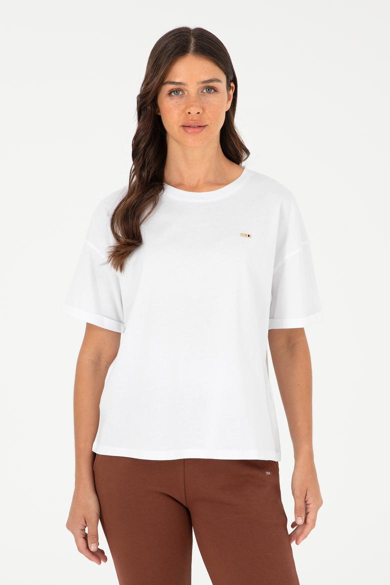 Kadın Beyaz Tişört