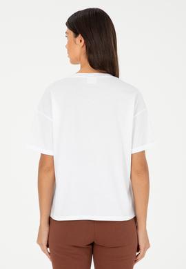 Kadın Beyaz Tişört - 50294749016