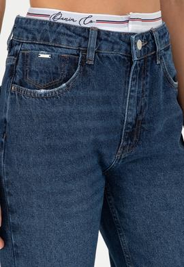 Kadın Koyu Mavi Jean Pantolon - 50282823004