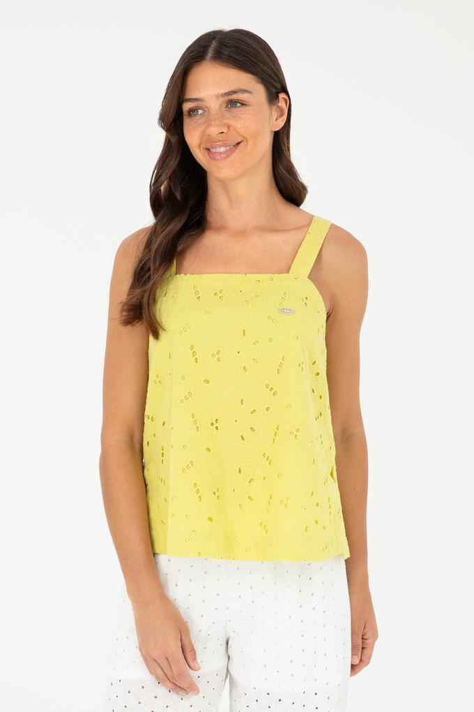 Kadın Fıstık Yeşili Kısa Kollu Gömlek