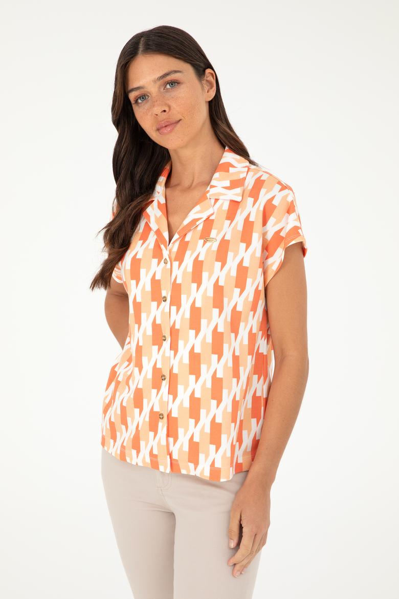 Kadın Pudra Örme Gömlek - 50281786013