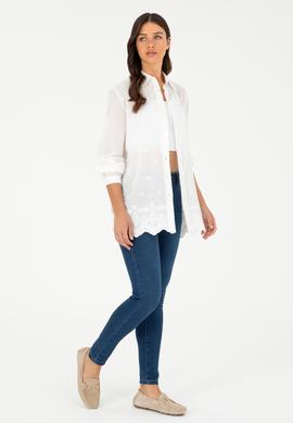 Kadın Koyu Mavi Skinny Fit Jean Pantolon - 50280329002