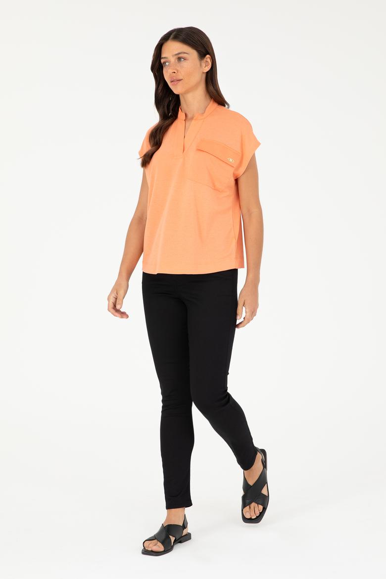 Kadın Siyah Toothpick Fit Kanvas Pantolon - 50281692009