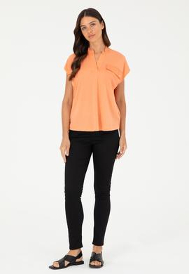 Kadın Siyah Toothpick Fit Kanvas Pantolon - 50281692009