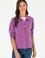 Kadın Mor Polo Yaka Sweatshırt