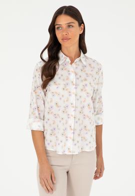 Kadın Haki Uzun Kollu Gömlek - 50280965005