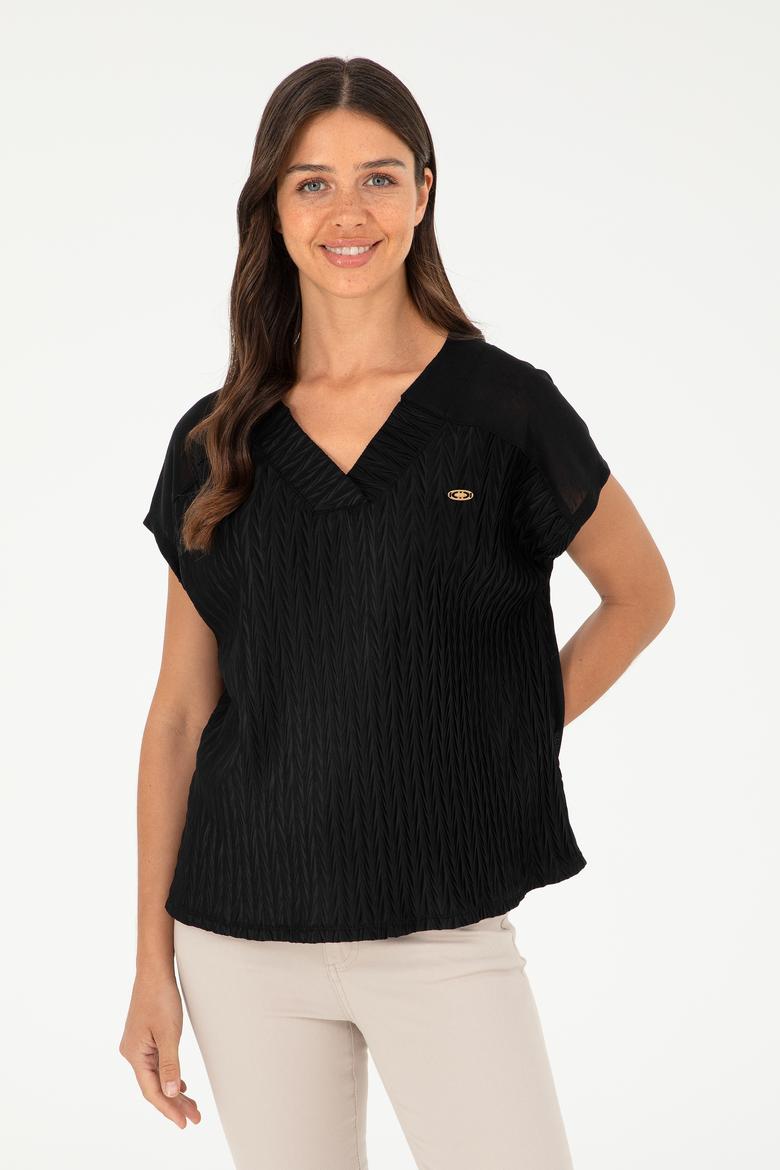 Kadın Siyah Tişört