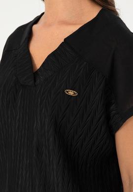 Kadın Siyah Tişört - 50281804021