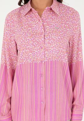 Kadın Menekşe Uzun Kollu Gömlek - 50280955002