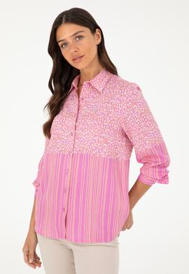 Kadın Menekşe Uzun Kollu Gömlek - 50280955002