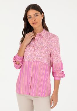 Kadın Menekşe Uzun Kollu Gömlek - 50280955002