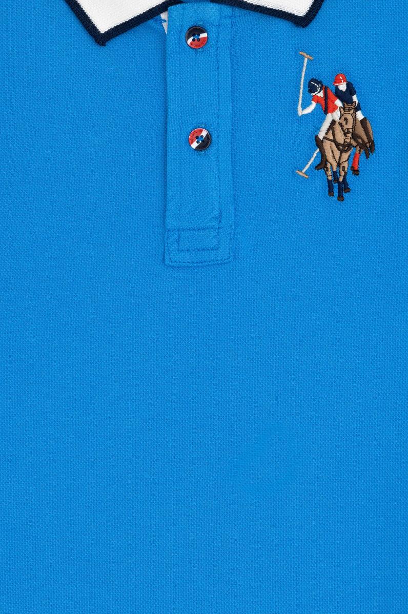 Erkek Çocuk Saks Basic Polo Yaka Tişört