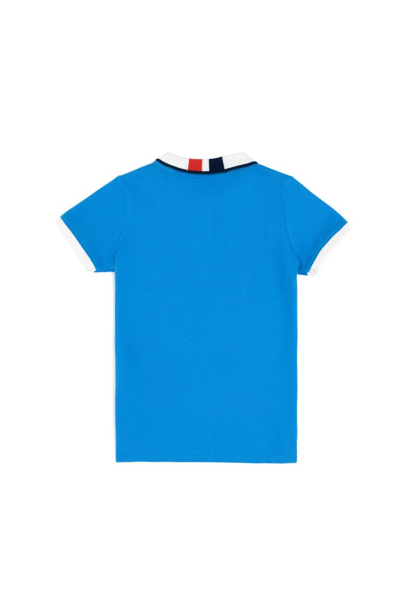 Erkek Çocuk Saks Basic Polo Yaka Tişört