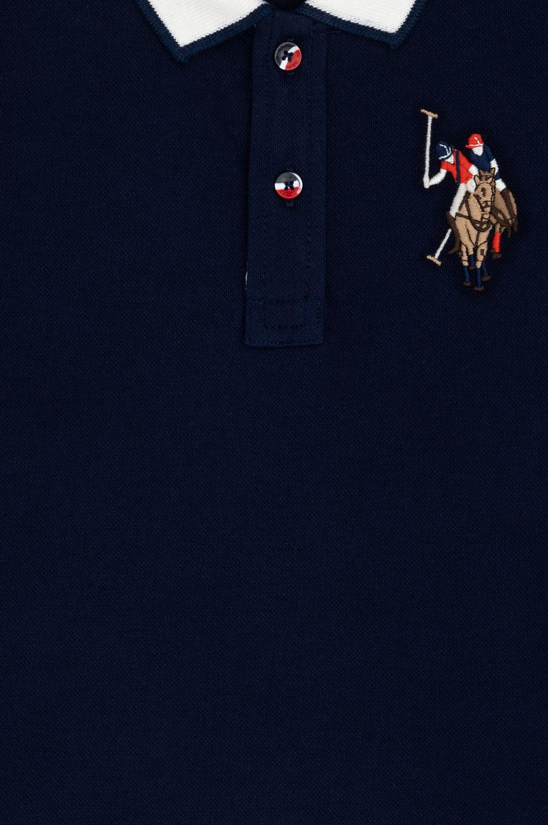 Erkek Çocuk Lacivert Basic Polo Yaka Tişört